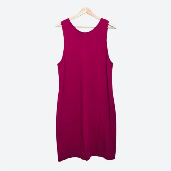J. Crew V-Back Ponte Shift Dress. Scoop Neck. Size XL. - Picture 2 of 7
